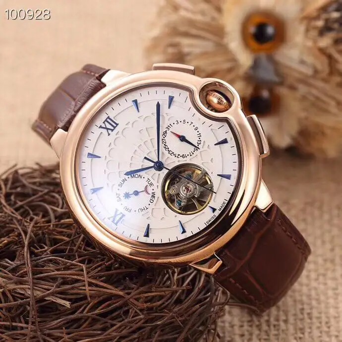 AWG0226 Mens Watches Top Brand Runway Luxury European Design Automatic Mechanical Watch