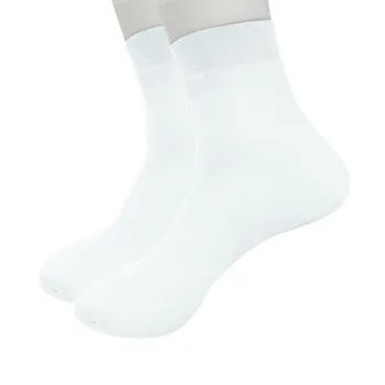 

1 Pairs Bamboo Fiber Ultra-thin Elastic Silky Short Silk Stock Socks fashion christmas socks gift