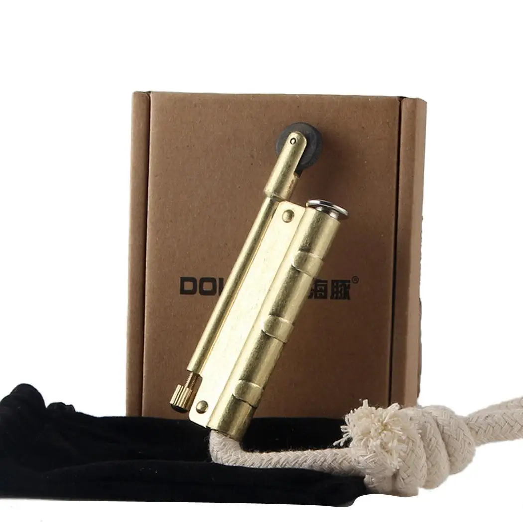 

Windproof Kerosene Rope Lighter Outdoor Camping Gold, Black Fire Starter