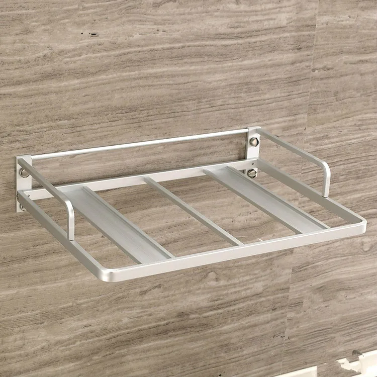 Thickened space aluminium microwave oven rack wall bracket rack kitchen