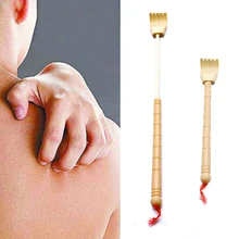 1 шт. натуральный деревянный скребок для спины выдвижной бамбуковый скребок для спины массажер для тела