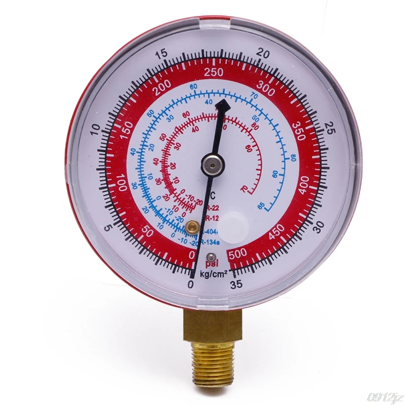 

Air Conditioner R410A R134A R22 Refrigerant High Pressure Gauge PSI KPA Red New Drop ship Dls HOmeful