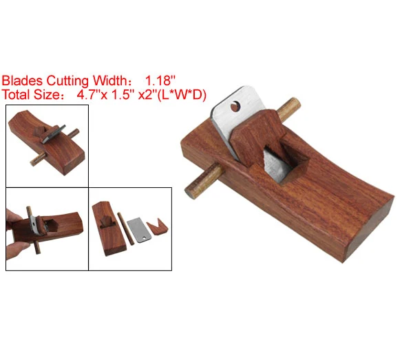 Carpenter Wood Shaving 120mm Smooth Plane Hardened Blade toolsin Wood