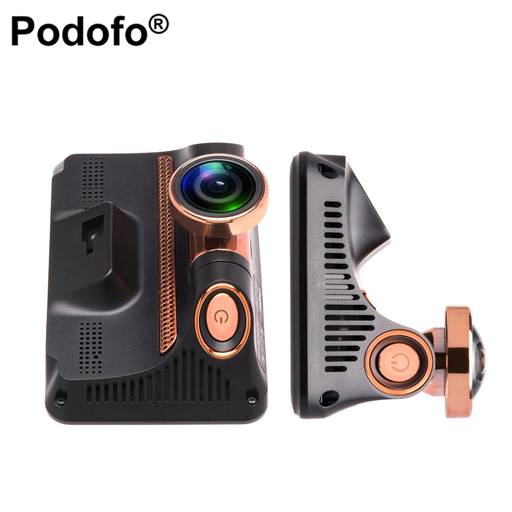 Podofo 4," сенсорный экран Dashcam Автомобильная dvr камера FHD 1080P регистратор Рыбий глаз объектив петля Recoridng g-сенсор авто видео рекордер