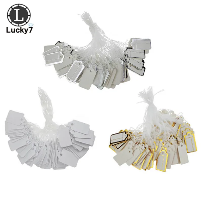 

Wholesale Jewelry Number Price Label Price Card Price Tag Handwritten Paper Label Jewelry Custom Print Blank Gold Silver Label