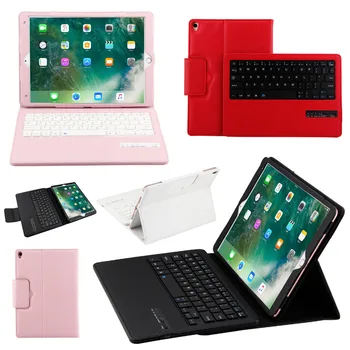 

Detachable Wireless Bluetooth 3.0 Keyboard Folio Stand PU Leather Cover Case Dock Protector For Apple iPad Pro 10.5 10.5" Tablet
