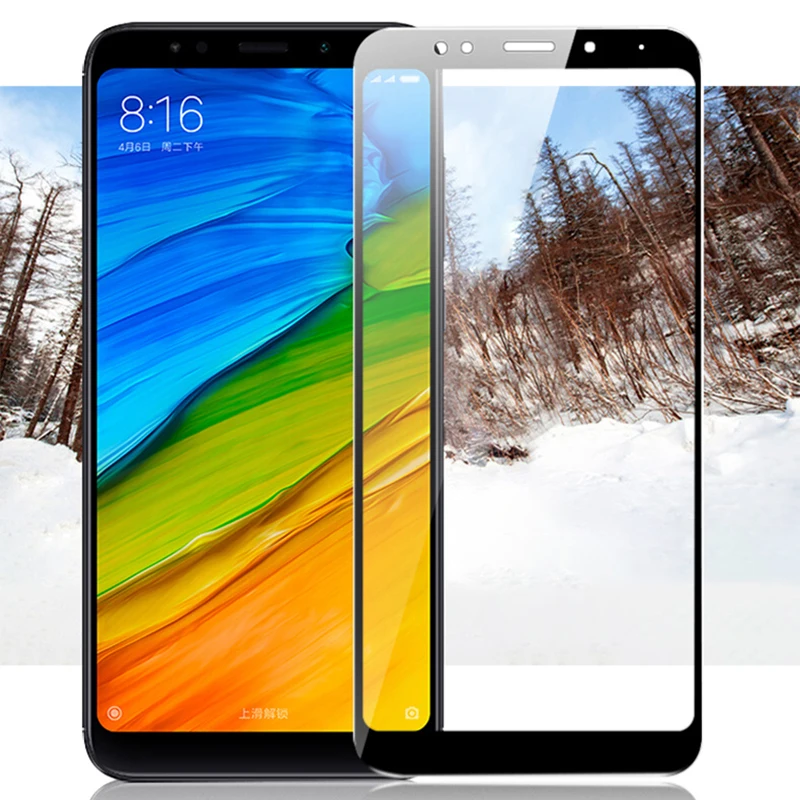 Полное покрытие закаленное стекло для Xiaomi Redmi Note 5 Pro Plus 5A 6A 6 Mi 8 A1 A2 Mi8 SE Mi6X Mi5X