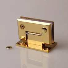 NEW 4PCS 304 Stainless Steel Frameless Shower Glass Door Hinges 90 Degree Wall to Glass Fixed Clamps Holder Brackets 5 Colors 90 degree shower door hinge solid copper spring hinges glass to wall fitting glass clamp dc 3041