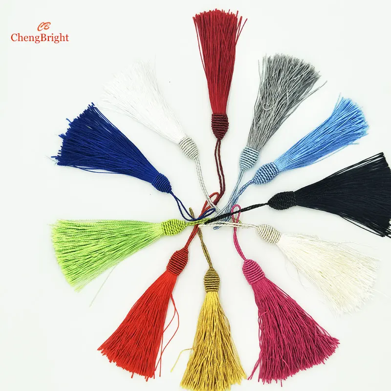 cheap ChengBright Wholesale Tassels Earrings Accessories Polyester Tassels Jewelry Accessories Jewelry Materials 5pcs bag Fringe Trim