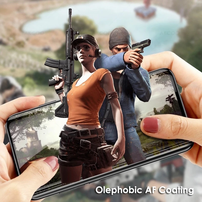 Akcoo полностью прозрачное 10D стекло для OnePlus 7 Pro защита экрана с защитой от