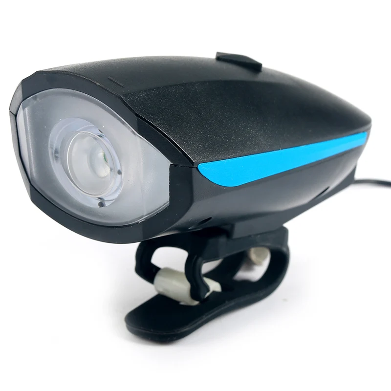 Flash Deal ZK30 Dropshipping Bicycle Light Exercise Bike Horn LED Flashlight With Bell Luces Bicicleta Multifunction Lamp MTB Road 4