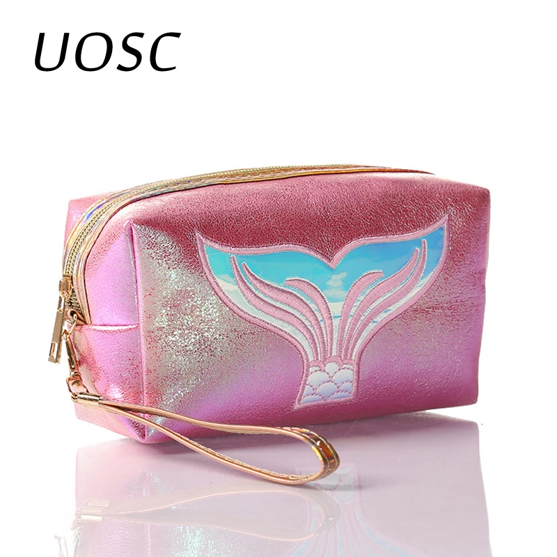 UOSC функциональная Косметичка женская модная дорожный макияж, органайзер на молнии, сумка для путешествий, набор туалетных принадлежностей, сумка