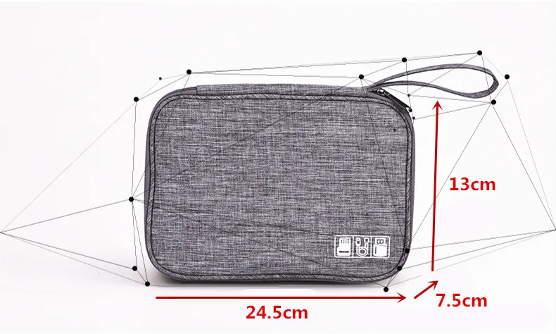 Аксессуары для путешествий, сумка для кабеля, портативный цифровой USB электронный органайзер, чехол для гаджета, для путешествий, для мобильного телефона, зарядное устройство, держатель