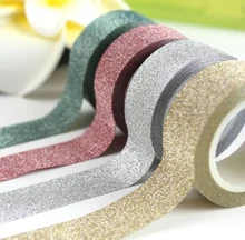 5M DIY Self adhesive Glitter Washi Paper Tape Sticker font b Wedding b font Birthday Festival