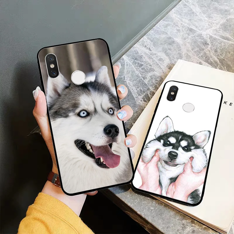 Силиконовый чехол Lavaza с изображением животного Хаски для Xiaomi Redmi 4A 4X 5 5A 6 6A 7 7A 8 8A K20