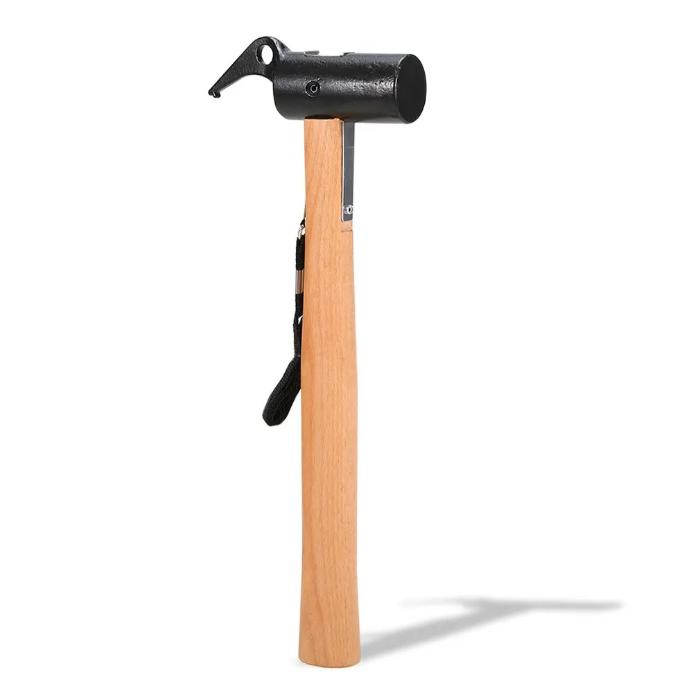 

Multi-function Camping Hammer Carbon Steel Anti-rust Outdoor Tool for Traveling Camping Hiking Tent Pegs Hammer Accessories