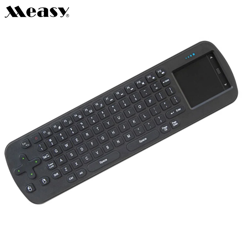 Measy RC12 2 4 ГГц Мини Беспроводная клавиатура Air Mouse с тачпадом для Android TV Box/Mini PC/Laptop |