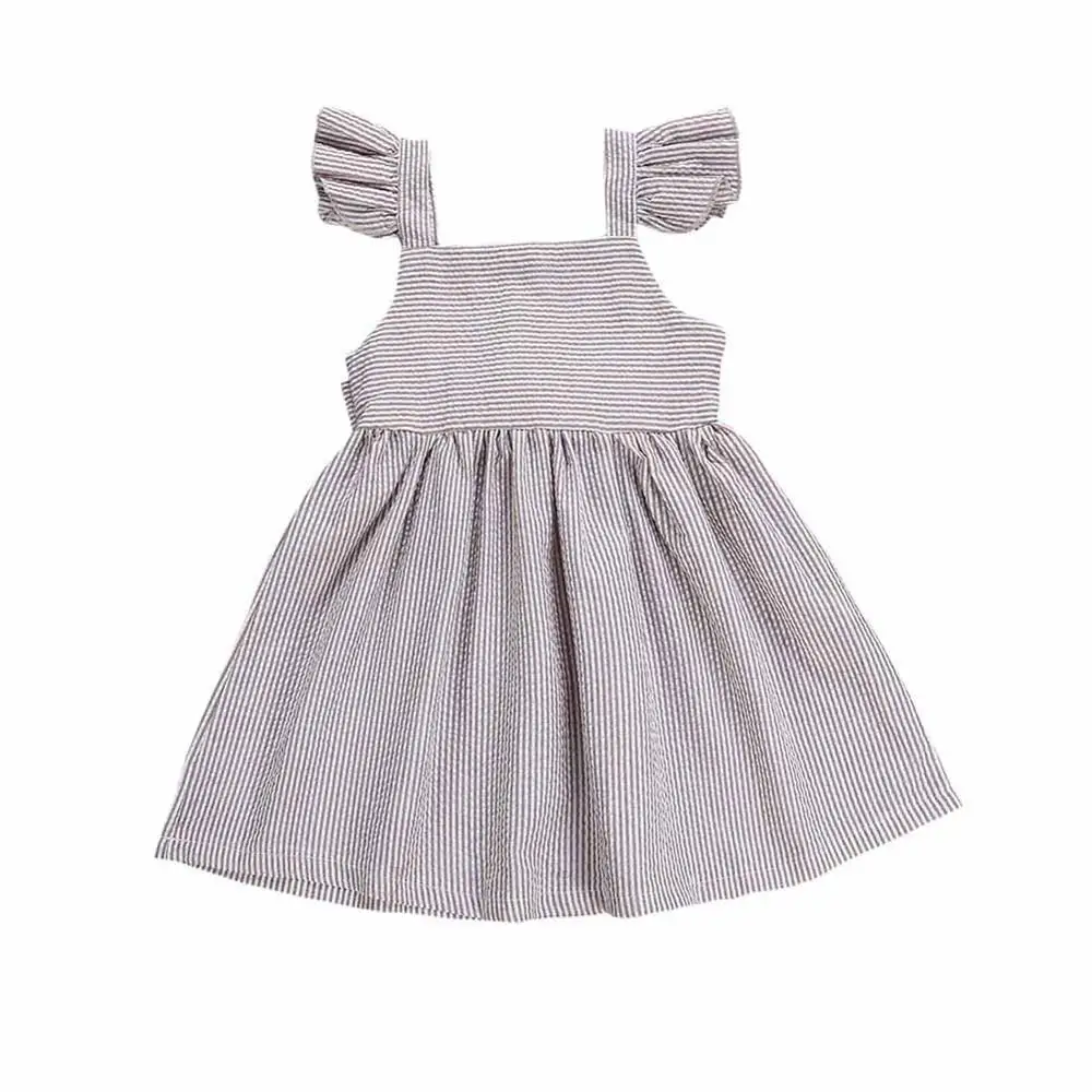 幼児shein子供かわいいブティックの服十代の女の子服ストライプの女の子 ドレス Aliexpress