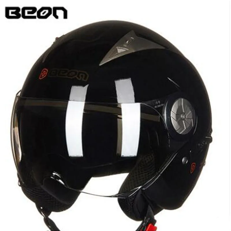 

2018 New Summer Sunscreen BEON Double lens Motorcycle helmets Half Face electric safety helmet for women and men Moto Casque