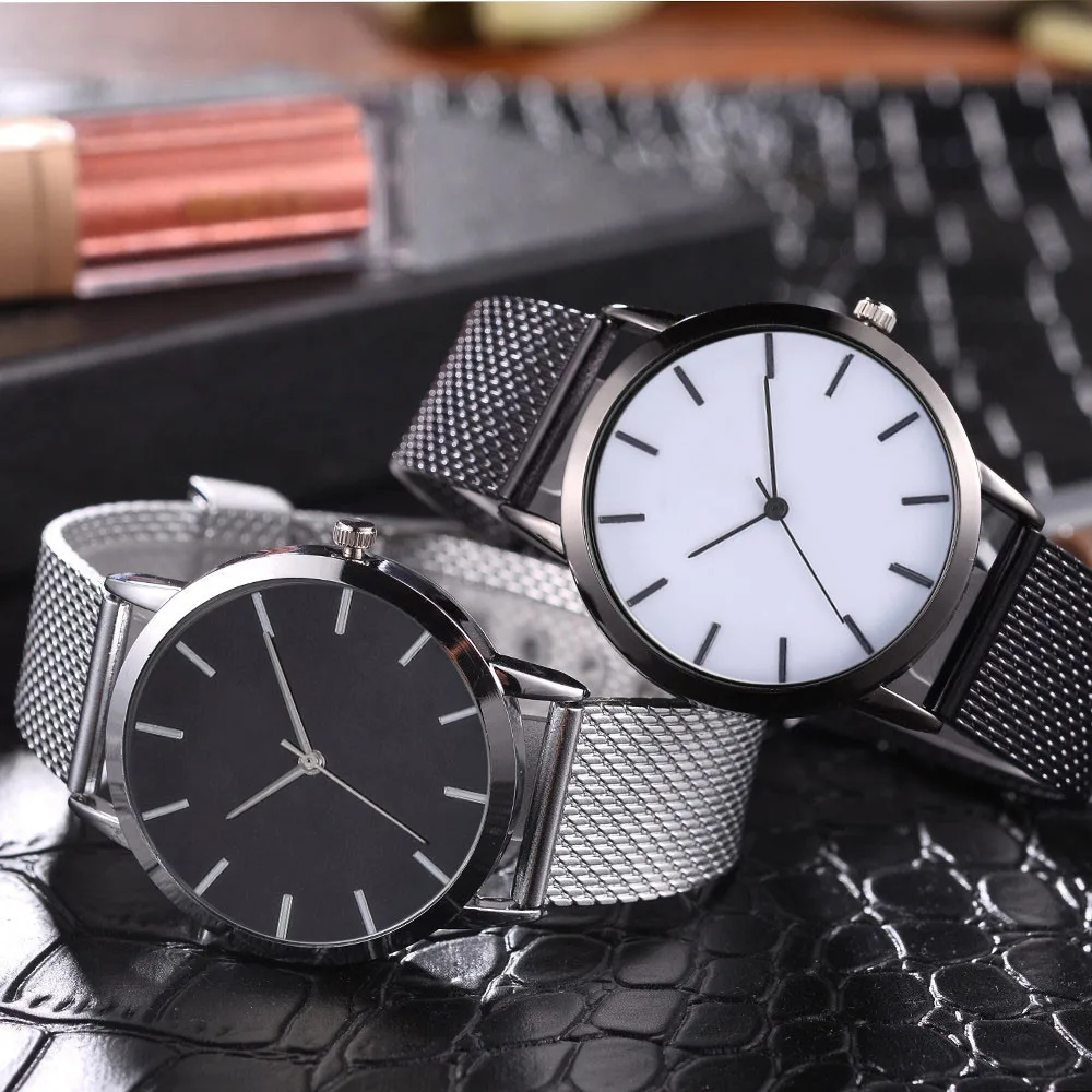 Женские часы Reloj hombre сетчатые из нержавеющей стали со скидкой женские стразами и