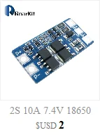 1S 15A 3,7 V литий-ионная 3MOS 4MOS 6MOS BMS PCM плата защиты аккумулятора PCM для литиевой батареи 18650 Lion