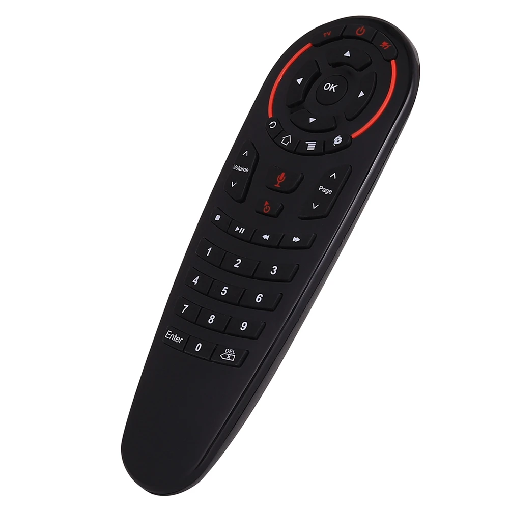 

2.4G Wireless Voice Air Mouse 34 Keys IR Learning Gyro Sensing Smart Remote Control for Android TV Box