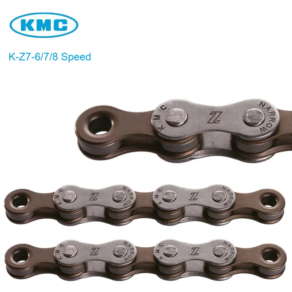 

Z7 Bicycle 6/7/8 Speed KMC Chain for Tour City & Fixed Gear 108/112/114/116 Link Road MTB Bicycle Bike Chain