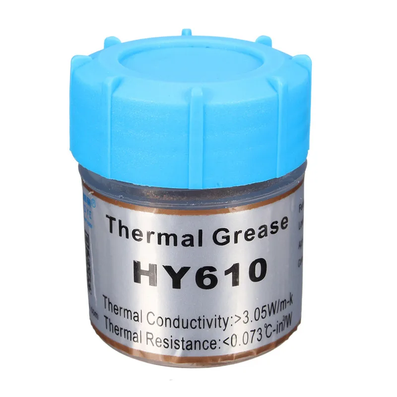 

Wholesale HY610 10g Golden Thermal Grease Silicone Grease Conductive Grease Paste For CPU GPU Chipset Cooling Compound Silicone