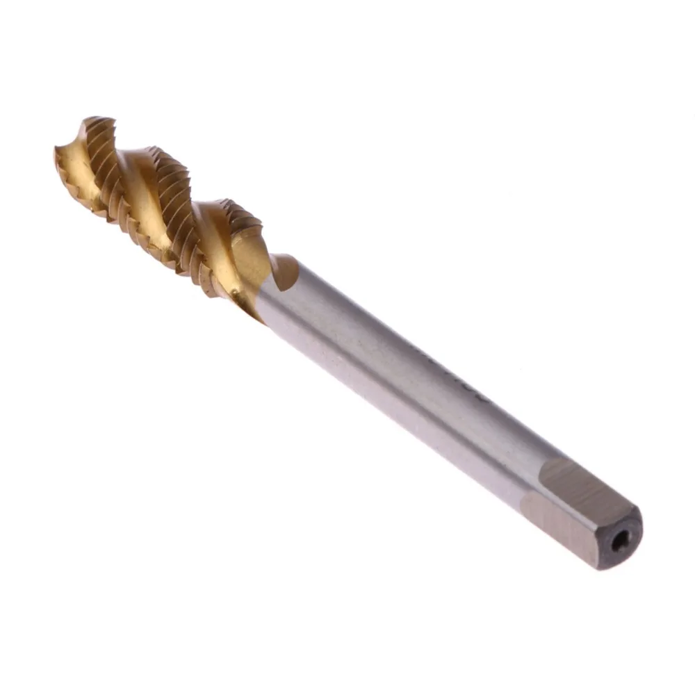 

Newest Hand Tools 5PCS/set HSS Hand Tap M3 M4 M5 M6 M8 Tap & Die Machine Spiral Point Straight Fluted Screw Thread Metric Plug