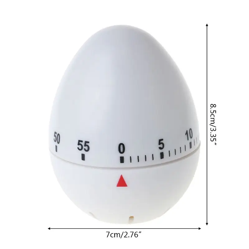 Форма яйца 60 минут механический таймер обратного отсчета сигнализация кухня приготовления напоминание инструмент домашний декор