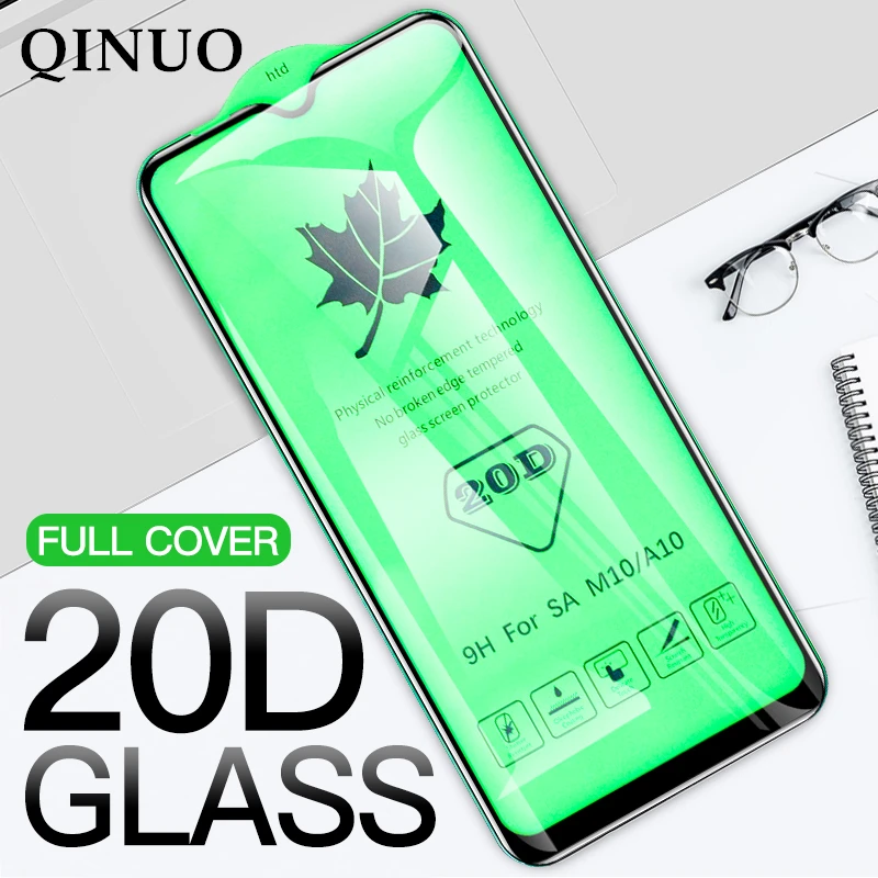 

20D Full Curved Tempered Glass For Samsung Galaxy A10 A20 A30 A40 A50 A70 M10 M20 M30 A7 A8 Plus A9 2018 2019 Screen Protector