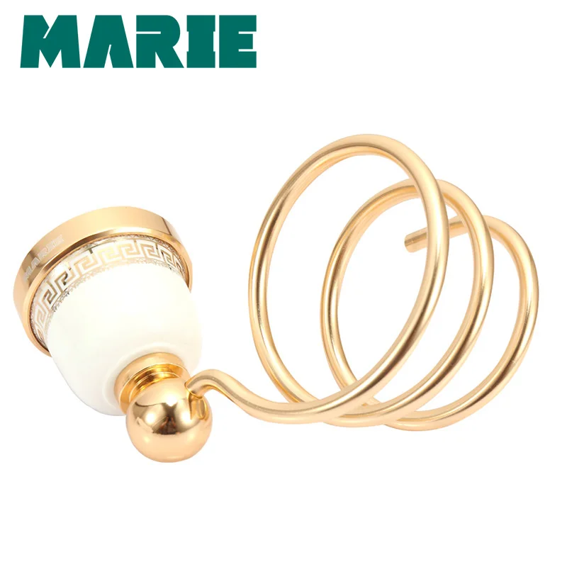 2019 Wall Hair Dryer Rack Space Aluminum Bathroom Wall Storage Holder Portable Wall Holder kitchen
