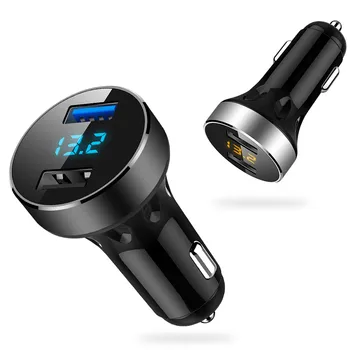 

USB Car Charger Phone Charger Intelligent Double USB Car Power Adapter
