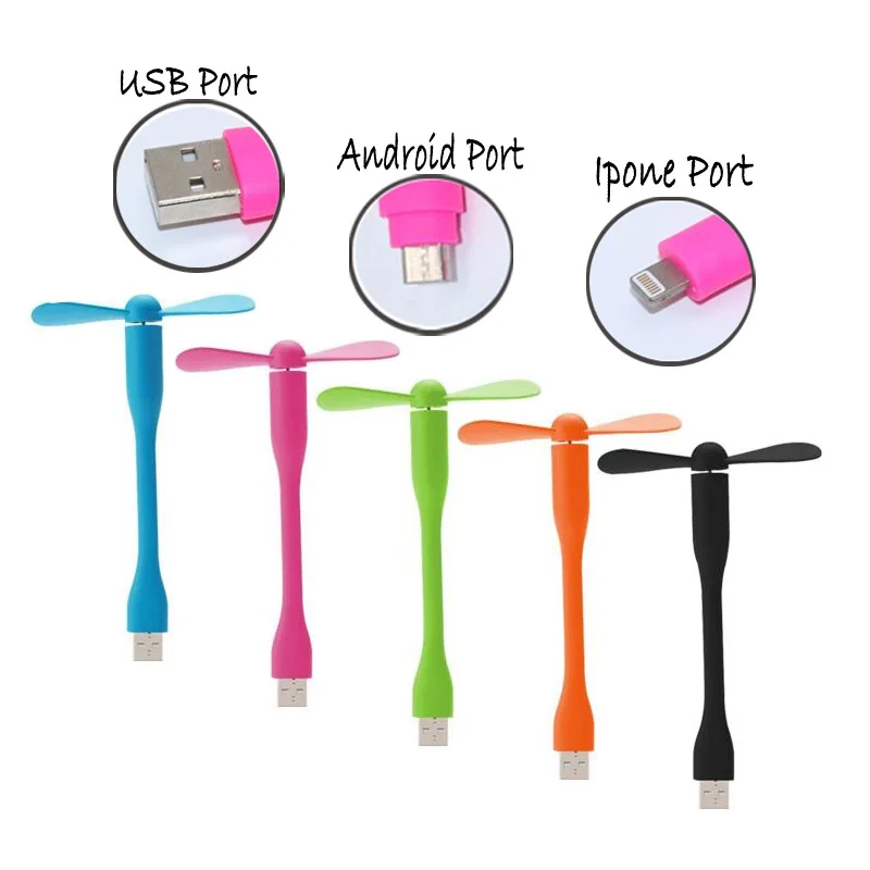 

Hot sale USB mini Fan portable removable For all Power Supply USB Output Gadgets Tablet Power Bank computer for iphone Android