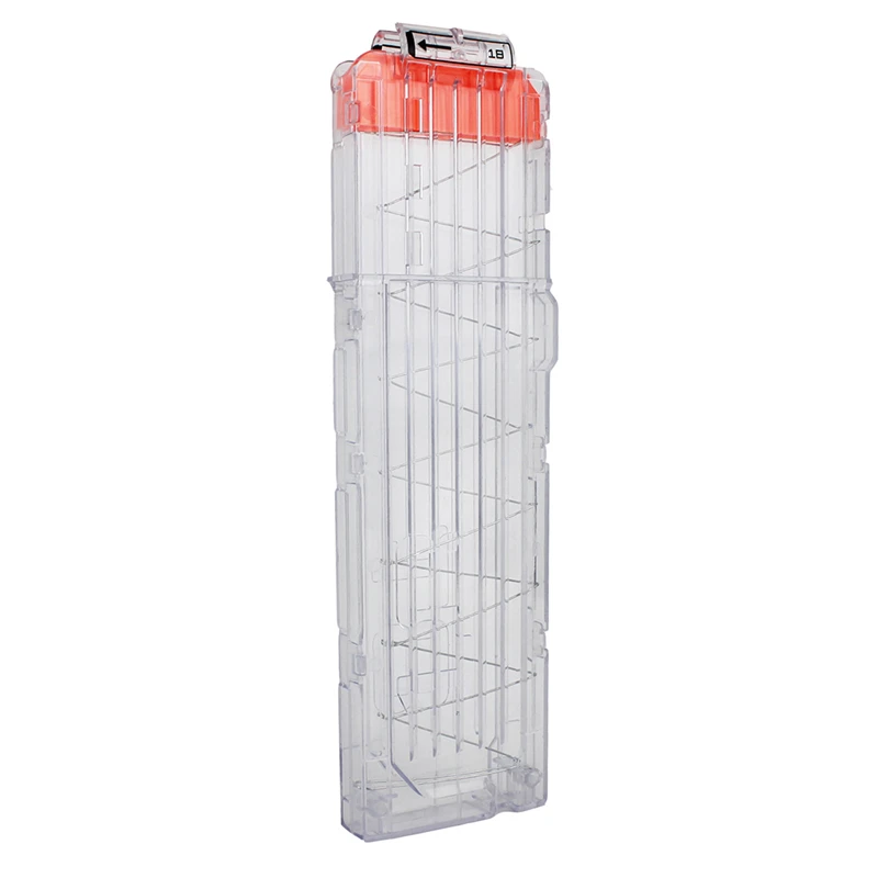 

18 Reload Clip Magazines Round Darts Replacement Plastic Magazines Toy Gun Soft Bullet Clip For Nerf N-Strike