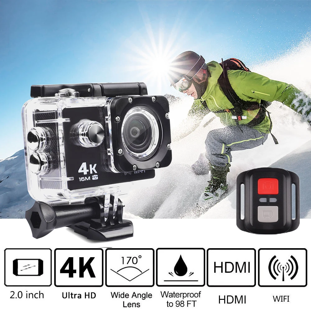 Motorcycle Dash Cam 4K 16M Sports Action Vedio Camera,Car DVR Full HD