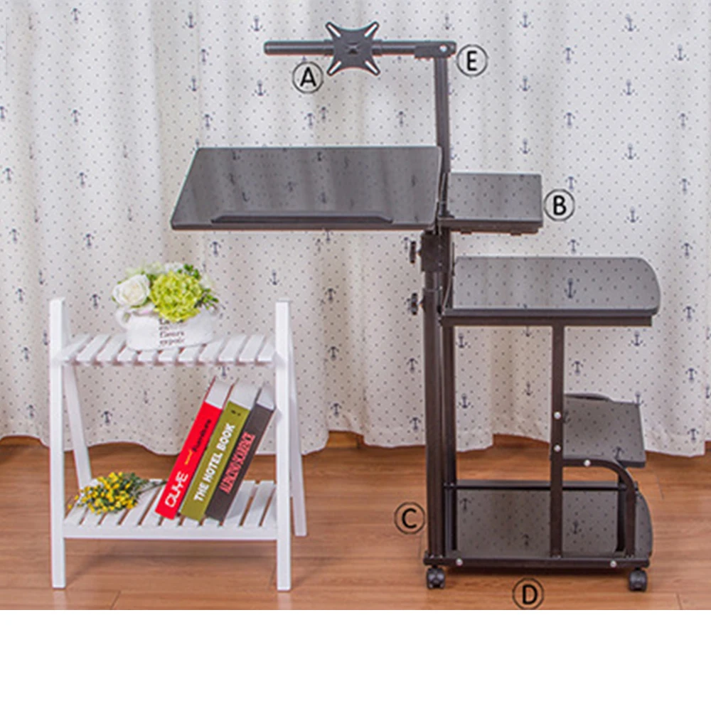  Large size Desktop computer Table Adjustable Portable Laptop Desk Rotate Laptop Bed Table Can be Li