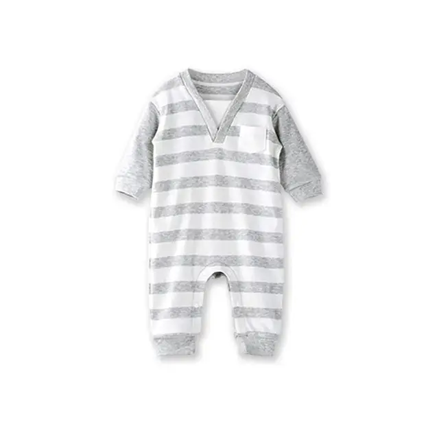 Newborn Baby Boy Clothes Summer Rompers 0 12 Months Baby Clothes Stripe