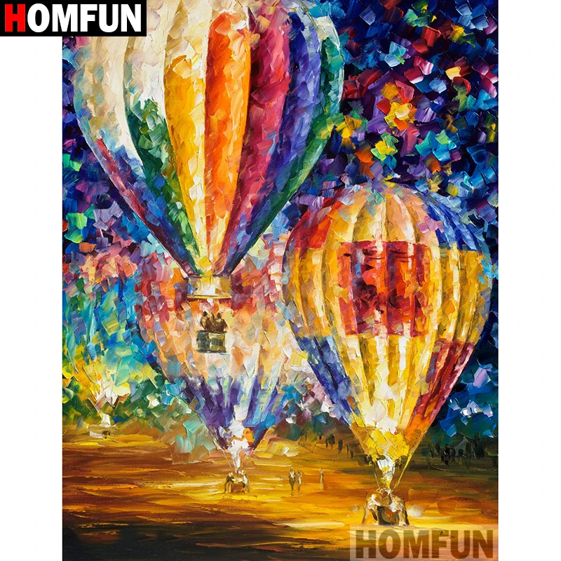 HOMFUN Набор для алмазной живописи сделай сам картина с квадратными/круглыми