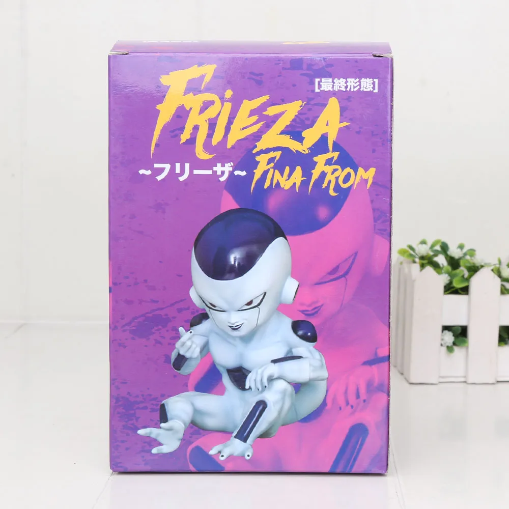 11 см аниме Dragon Ball Fighter Z Majin Buu Cell ПВХ фигурка игрушки модель малыш Buu Freeza frieza Fina из - Цвет: heart freeza in box