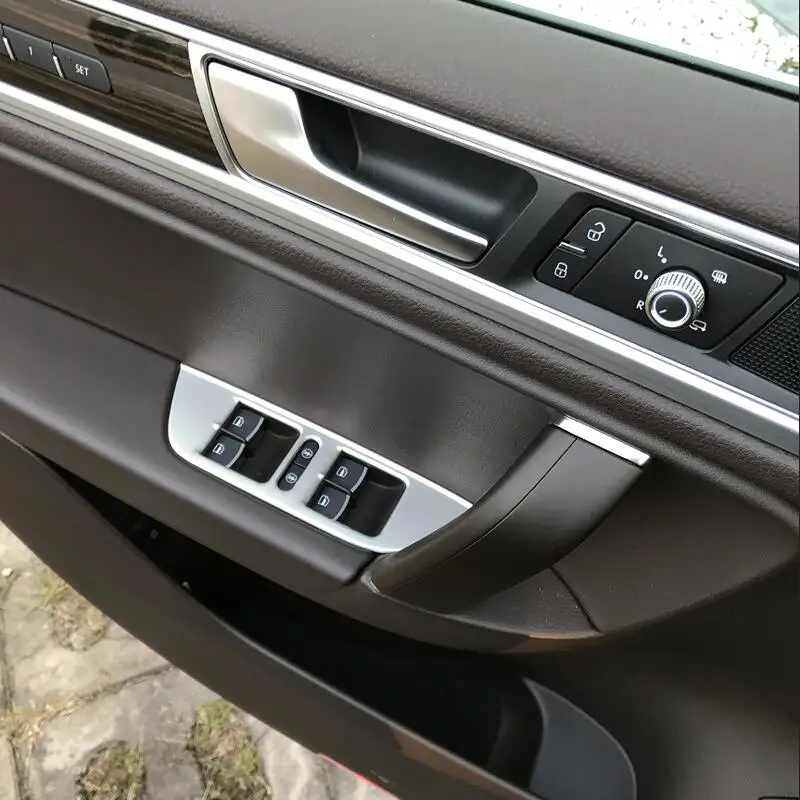 Для Фольксваген 2011 2012 2013 2014 2015 2018 Touareg панель переключателя стекла автомобиля из