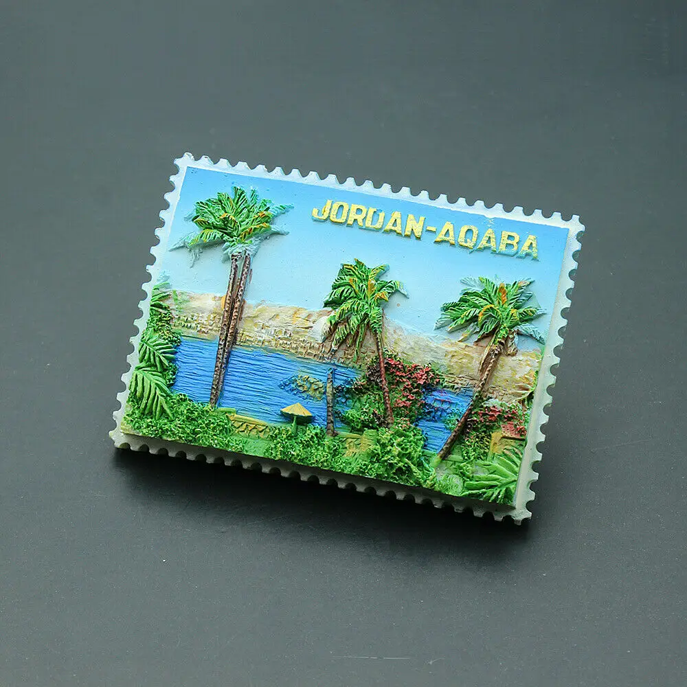 

Jordan AQABA Tourism Travel Souvenir 3D Resin Fridge Magnet Craft Worldwide GIFT IDEA