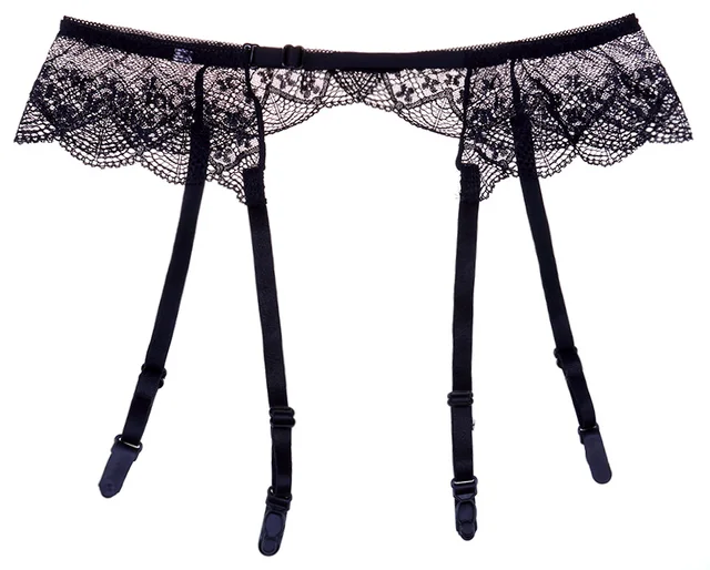 UNIKIWI Sexy Women Garters Lace Garter Belt.Floral Lace one Size Suspenders Belt.Lady Lingerie