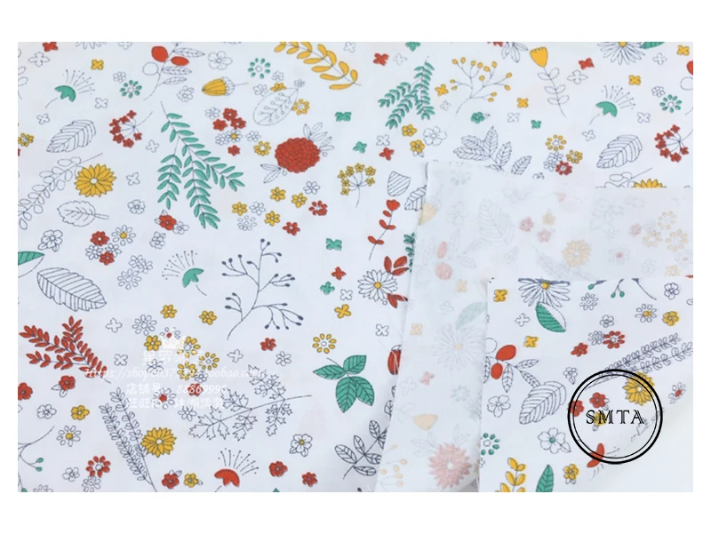 SMTA/хлопковая ткань; Лоскутная Ткань; одежда для мебели; детская одежда с рисунком пони; 50*160 см; D20