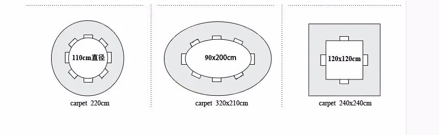 New Zealand wool silk round carpet bedroom bedside simple custom modern European living room FF carpet.customizable size /color