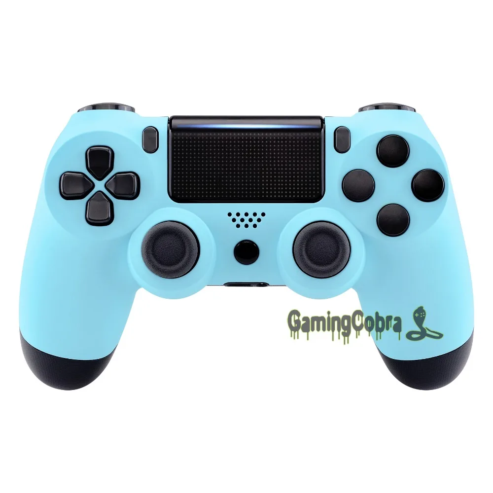 

Heaven Blue Soft Touch Faceplate Top Housing Shell Fix Part for PS4 Pro PS4 Slim Controller JDM-040 JDM-050 JDM-055 #SP4FX17