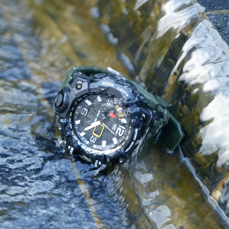 G стиль шок часы для мужчин военная армия мужские часы Reloj светодиодные цифровые спортивные наручные часы мужской подарок аналоговые автоматические часы для мужчин