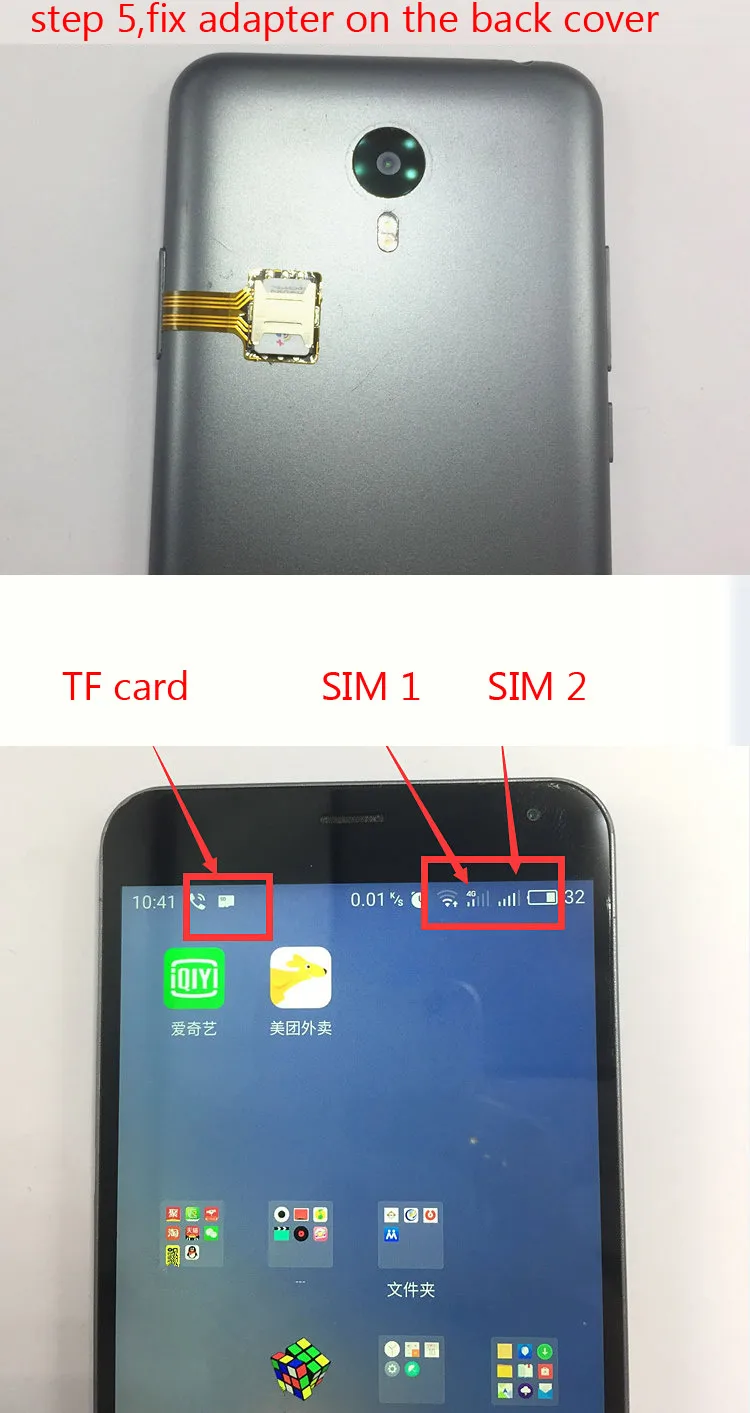 10 X гибридный двойной sim-карты Micro SD адаптер для Android удлинитель 2 нано Micro SIM адаптер для XIAOMI REDMI NOTE 3 4 3s PRO