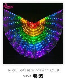 Ruoru 2 шт. = 1 пара танец живота шары RGB Светящиеся светодио дный POI бросили шары для танца живота ручной реквизит сценические аксессуары