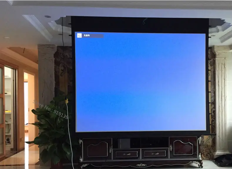 Motorized Tab-tension projection screen pic 25